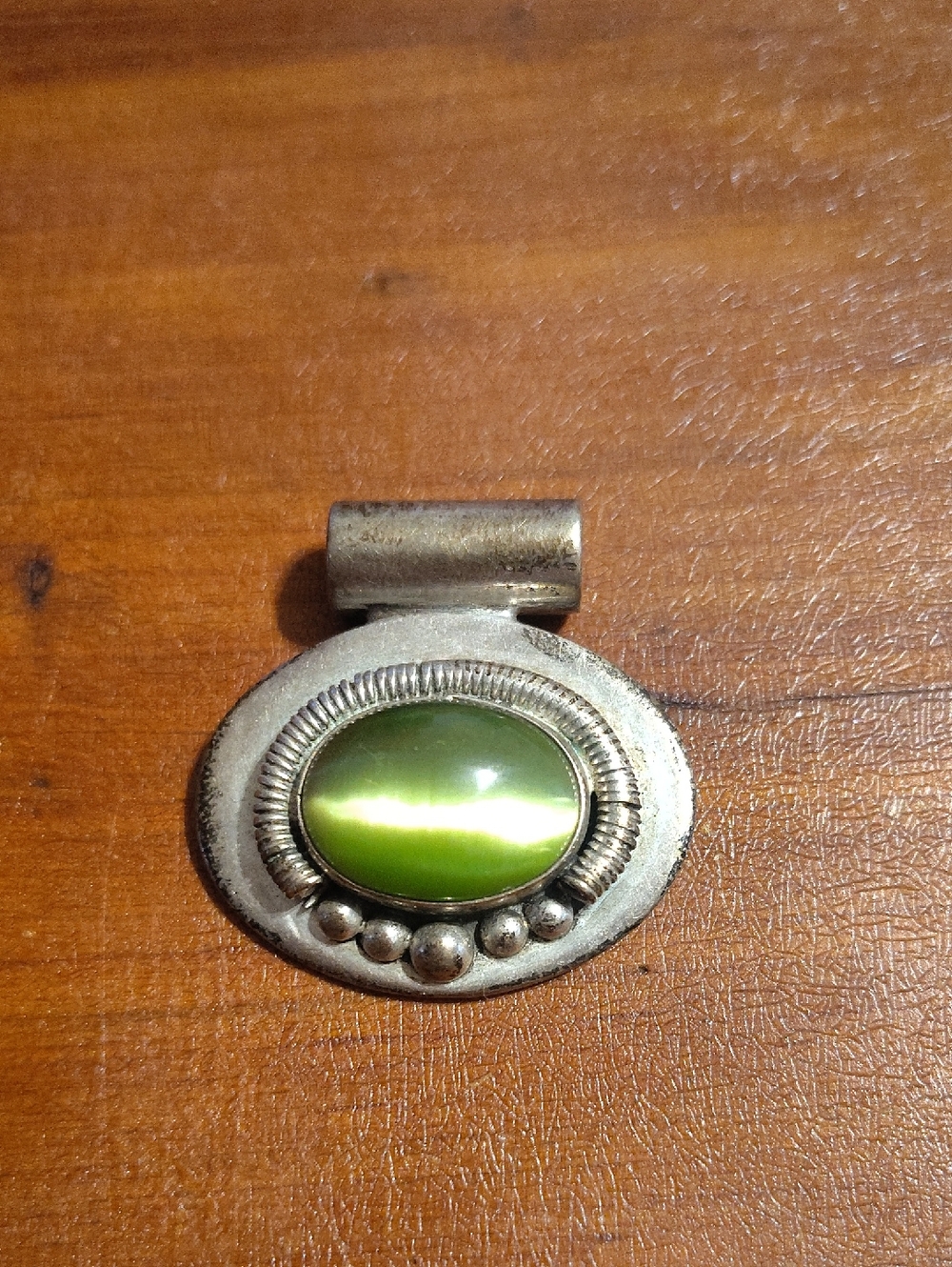 Catseye Silver Pendant for Women .925 Silver